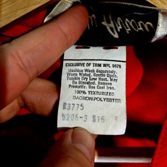 Lady Arrow Vintage Red Sleeveless Blouse Size 16 0316 - Picture 6 of 7